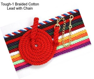 Tough-1 Braided Cotton Lead with Chain