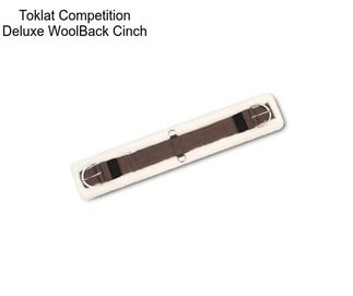 Toklat Competition Deluxe WoolBack Cinch