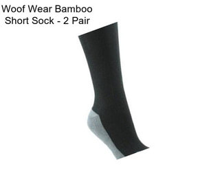 Woof Wear Bamboo Short Sock - 2 Pair