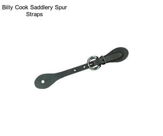 Billy Cook Saddlery Spur Straps