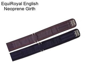 EquiRoyal English Neoprene Girth