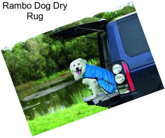 Rambo Dog Dry Rug