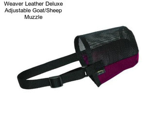 Weaver Leather Deluxe Adjustable Goat/Sheep Muzzle