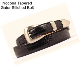 Nocona Tapered Gator Stitched Belt