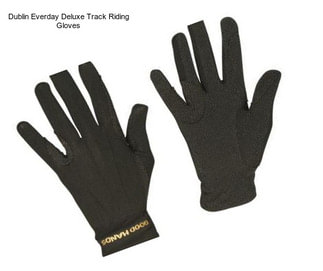 Dublin Everday Deluxe Track Riding Gloves
