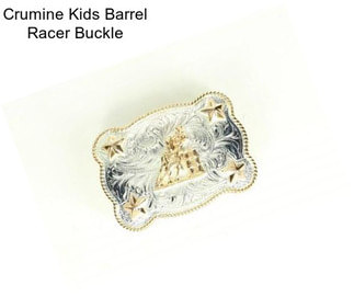 Crumine Kids Barrel Racer Buckle