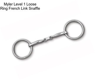 Myler Level 1 Loose Ring French Link Snaffle