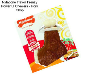 Nylabone Flavor Frenzy Powerful Chewers - Pork Chop