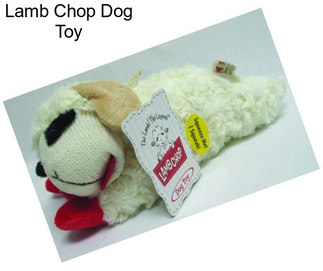 Lamb Chop Dog Toy