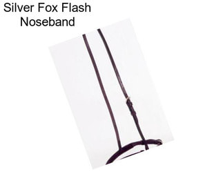 Silver Fox Flash Noseband