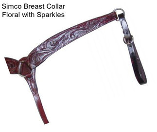 Simco Breast Collar Floral with Sparkles