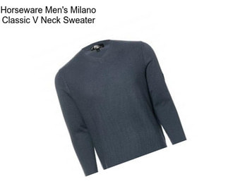 Horseware Men\'s Milano Classic V Neck Sweater