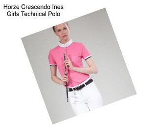 Horze Crescendo Ines Girls Technical Polo