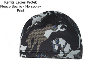 Kerrits Ladies Protek Fleece Beanie - Horseplay Print