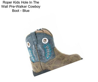 Roper Kids Hole In The Wall Pre-Walker Cowboy Boot - Blue