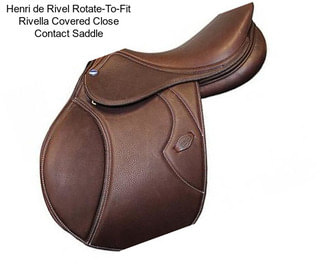 Henri de Rivel Rotate-To-Fit Rivella Covered Close Contact Saddle