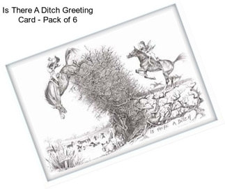 Is There A Ditch Greeting Card - Pack of 6