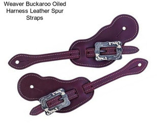 Weaver Buckaroo Oiled Harness Leather Spur Straps