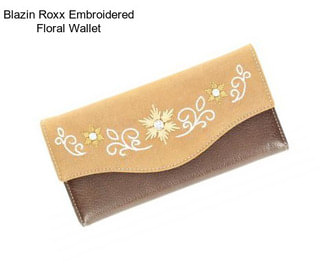 Blazin Roxx Embroidered Floral Wallet