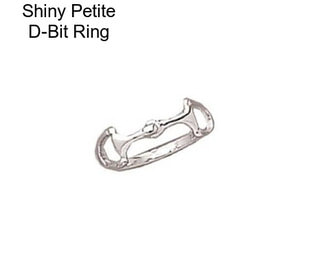 Shiny Petite D-Bit Ring