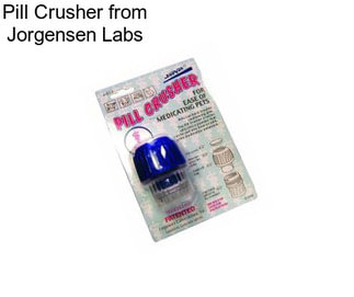 Pill Crusher from Jorgensen Labs