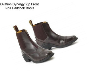 Ovation Synergy Zip Front Kids Paddock Boots