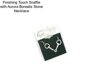 Finishing Touch Snaffle with Aurora Borealis Stone Necklace