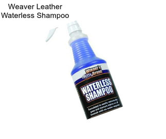 Weaver Leather Waterless Shampoo