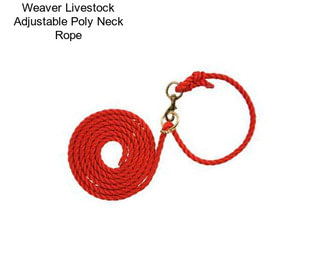 Weaver Livestock Adjustable Poly Neck Rope