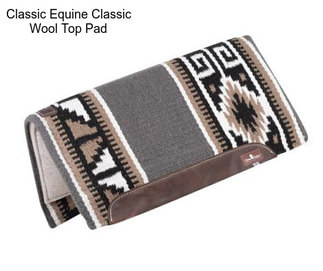 Classic Equine Classic Wool Top Pad