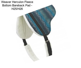 Weaver Herculon Fleece Bottom Bareback Pad - H25/H26