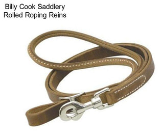 Billy Cook Saddlery Rolled Roping Reins