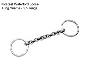 Korsteel Waterford Loose Ring Snaffle - 2.5\