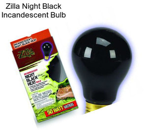 Zilla Night Black Incandescent Bulb