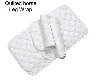 Quilted horse Leg Wrap