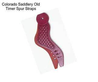 Colorado Saddlery Old Timer Spur Straps