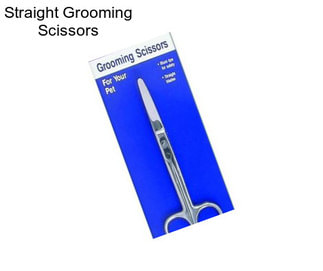 Straight Grooming Scissors