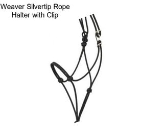 Weaver Silvertip Rope Halter with Clip