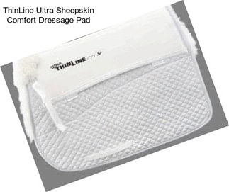 ThinLine Ultra Sheepskin Comfort Dressage Pad