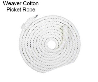 Weaver Cotton Picket Rope