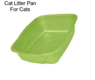 Cat Litter Pan For Cats