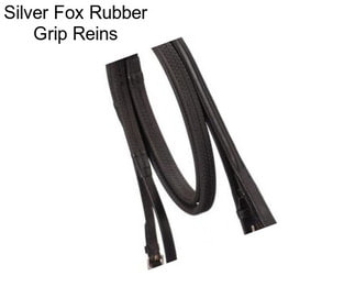 Silver Fox Rubber Grip Reins