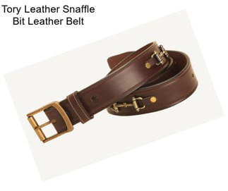 Tory Leather Snaffle Bit Leather Belt