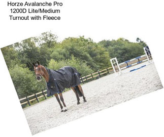 Horze Avalanche Pro 1200D Lite/Medium Turnout with Fleece