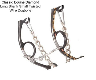 Classic Equine Diamond Long Shank Small Twisted Wire Dogbone