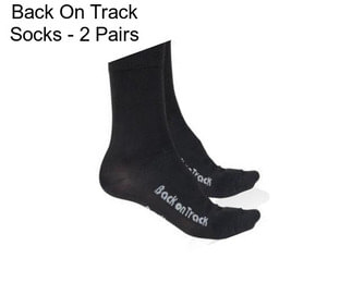 Back On Track Socks - 2 Pairs