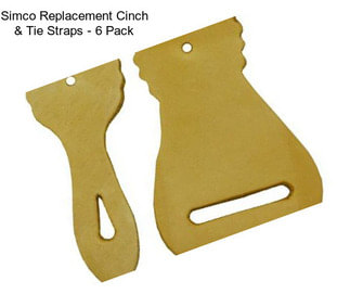 Simco Replacement Cinch & Tie Straps - 6 Pack