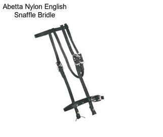 Abetta Nylon English Snaffle Bridle