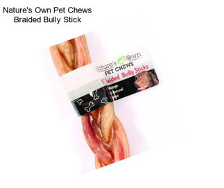 Nature\'s Own Pet Chews Braided Bully Stick