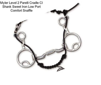 Myler Level 2 Parelli Cradle CI Shank Sweet Iron Low Port Comfort Snaffle